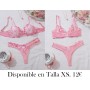Brasieres y Ropa Interior  Conjuntos de Sujetadores CONJUNTO LENCERIA ROSA