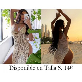 Vestido elegante sin mangas para mujer para fiestas en la playa o eventos formales