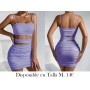 Vestido Camisola Sexy Europeo y Americano VESTIDO VIOLETA VESTIDO LAVANDA