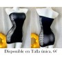 Vestido Ajustado Sin Mangas para Mujer MALLA NEGRA LIZA